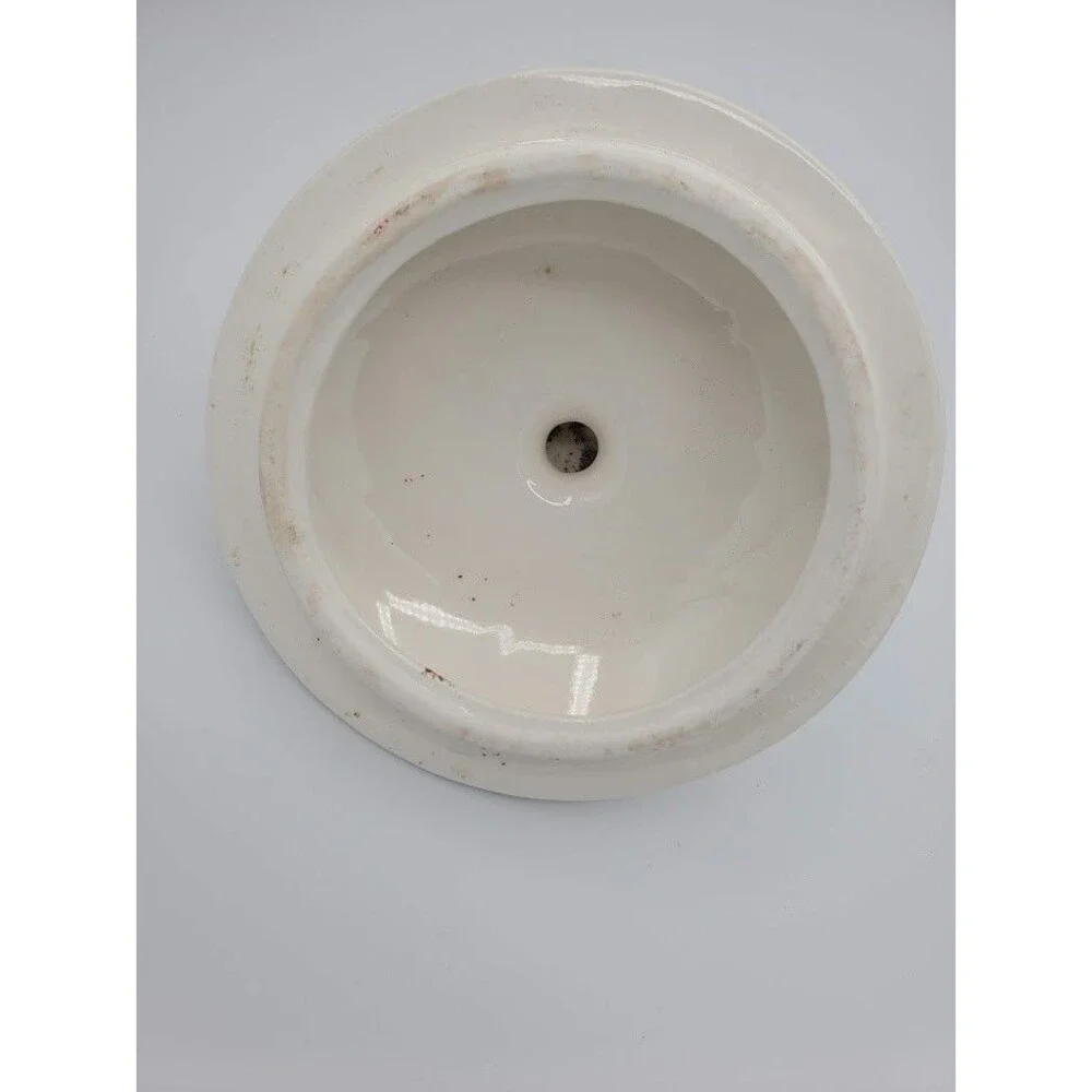 VTG Country Goose Ceramic Canister Jar 9 x 6 inches Grannycore Cottagecore
